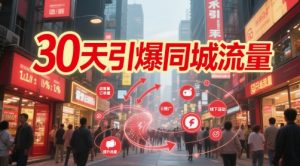 30天引爆同城流量:团购篇 认知篇 流量篇 来客篇 达人篇 老板人设IP篇 投流篇-大兵轻创资源库