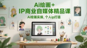 Ai绘画+IP商业自媒体精品课,Ai绘画实操,个人ip打造-大兵轻创资源库