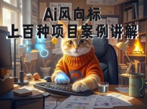 Ai风向标-附100种项目案例玩法-0基础小白到大神ai视频商业应用教学-大兵轻创资源库