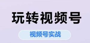 玩转视频号，视频号实战系列课-大兵轻创资源库