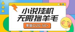 最新小说挂G自撸玩法本人实操单窗口20-50+可矩阵放大操作【揭秘】-大兵轻创资源库