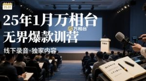 25年1月万相台无界爆款特训营线下录音-大兵轻创资源库