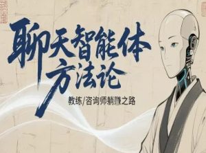 聊天智能体方法论-咨询师教师个人IP教程,咨询师教练躺賺之路-大兵轻创资源库