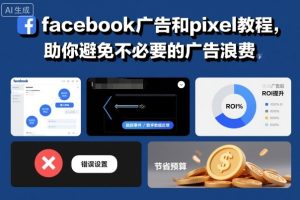 facebook广告和pixel教程,助你避免不必要的广告浪费-大兵轻创资源库