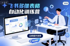 飞书多维表格自动化训练营,手把手教你告别重复处理,用多维表格开启高效办公新模式-大兵轻创资源库