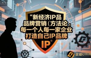 新经济IP品牌营销方法论,每一个人每一家企业都应该打造自己IP品牌-大兵轻创资源库