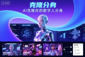 AI数字人认知实操课,克隆你的数字人分身-大兵轻创资源库