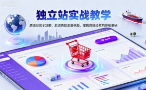 独立站实战教学,跨境经营全攻略,助您告别流量依赖,掌握跨境经营的终极奥-大兵轻创资源库
