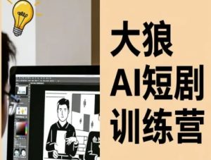 大狼AI短剧训练营-短剧课程(更新中)-大兵轻创资源库