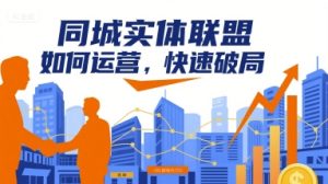 同城实体联盟如何运营，快速破局-大兵轻创资源库